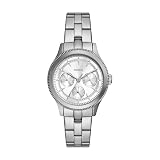 Fossil レディース Brynn マルチファンクション ステンレススチールウォッチストラップ，BQ3992