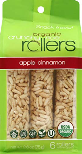 CRUNCHY ROLLERS Organic Apple Cinnamon Rice Rollers 6 Count, 2.6 OZ image 3