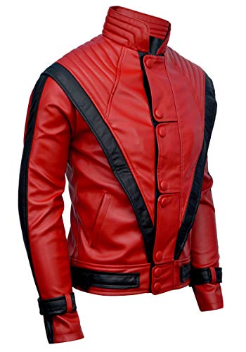 Party&Dance wear - Red & Black leather Jacket - FAUX Leather - Singer Cosplay3