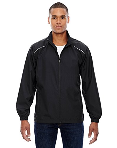 Ash City - Core 365 Men's Tall Motivate Unlined Lightweight Jacket XLT BLACK