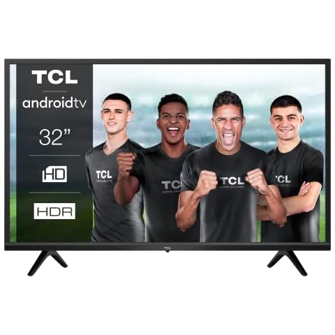 TCL 32S5209K TV- 32-Inch TV Smart HD Television with Android TV - HDR & Micro Dimming - Compatible with Google Assistant, Chromecast & Google Home, Slim Design, Dolby Audio, Bluetooth, Wi-Fi Cover