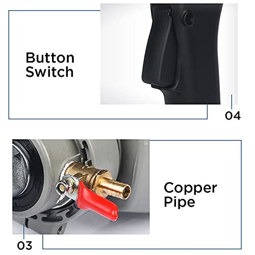 Diamantbohrmaschine, 180 mm, mit Wasserquelle, Betonbohrmaschine, 1800 W, Bohrmaschine, 180 mm – Bild 6