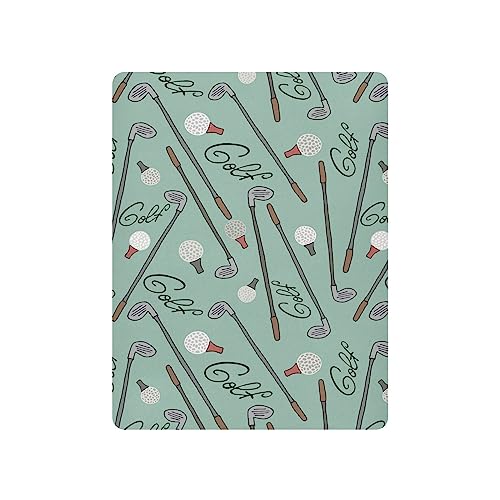 Image of Golf Cartoon Crib Sheets Soft Breathable Fitted Baby Crib Sheets Mattress Cover for Girl Boys, 52 inch x 28 inch x 9 inch
