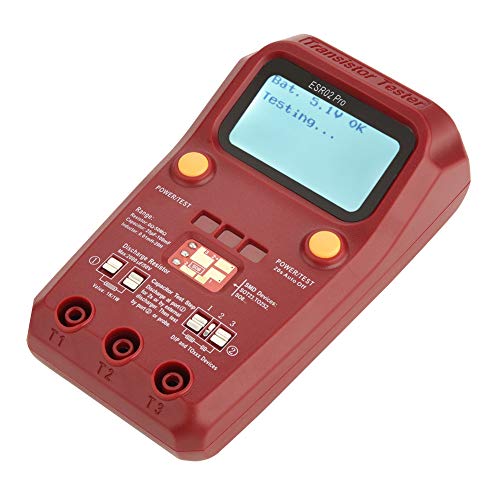 Capacitor Tester, Transistor Tester Inductance Multimeter SMD Component Meter NPN PNP with Backlight Function, Automatic Detection for, Meters