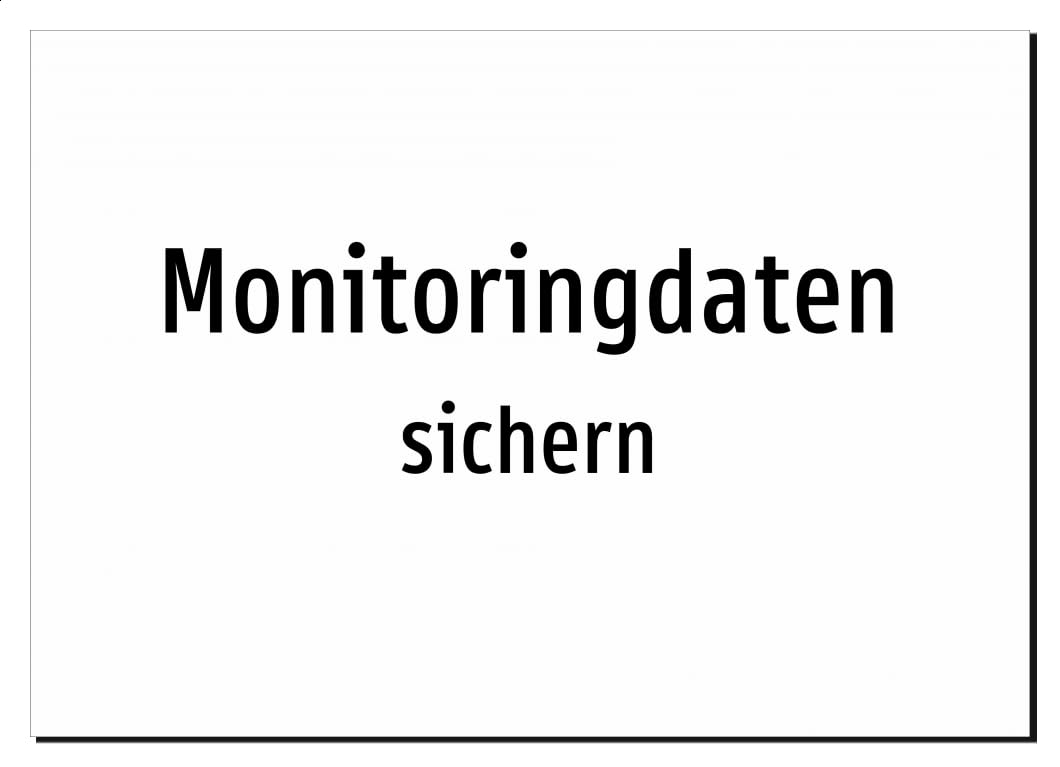 43262-DE-T-06 | Monitoringdaten - sichern