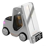 Design multifonction : ce gadget tout-en-un charge non seulement votre téléphone, mais fonctionne également comme un réveil et une lumière ambiante, rationalisant votre espace de travail ou table de chevet.