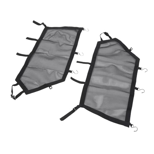 UPALDHOU UTV front window net, breathable mesh upper door screen blocks stones leaves branches, with aluminum frame and hooks, for X3 X3 2017 2025