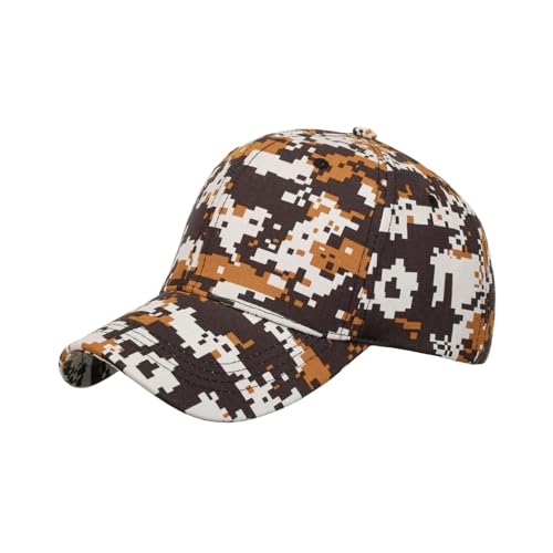 Moda Mujeres Hombres Deportes Estampados Transpirable Playa Gorra de Béisbol Hip Hop Sombrero de Sol Gorras Gigantes Blancas, amarillo, Talla única