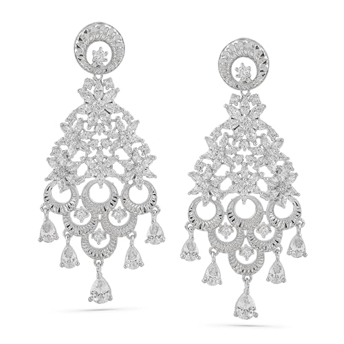 Image of Rubans Demi Fine Stainless Steel Stud Earrings Daily Gift for Women & Girls