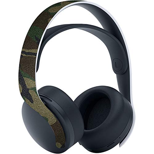 Playvital Army Green Camouflage Full Set Skin Decal For Ps5 Console Disc Edition, Sticker Vinyl Decal Cover For Ps5 Controller & Charging Station & Headset & Media Remote #TOP5