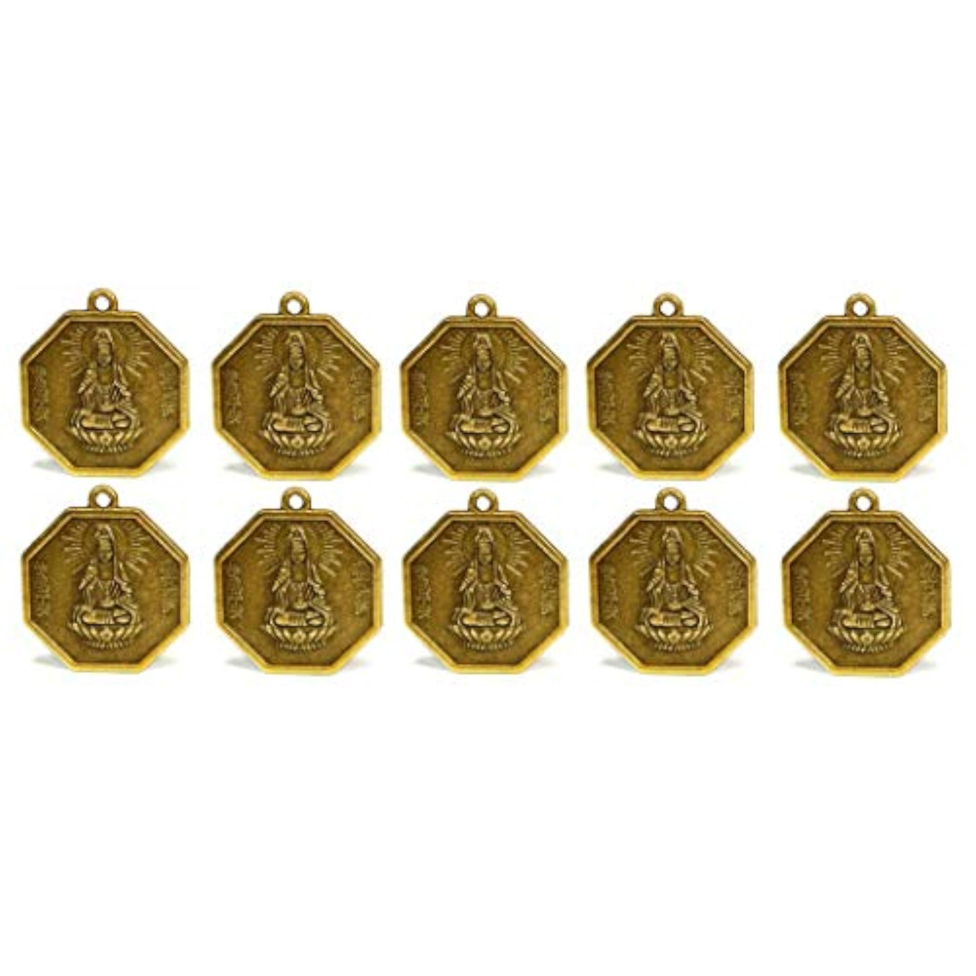 10 Kwan Yin Feng Shui Charms for DIY Jewellery Making