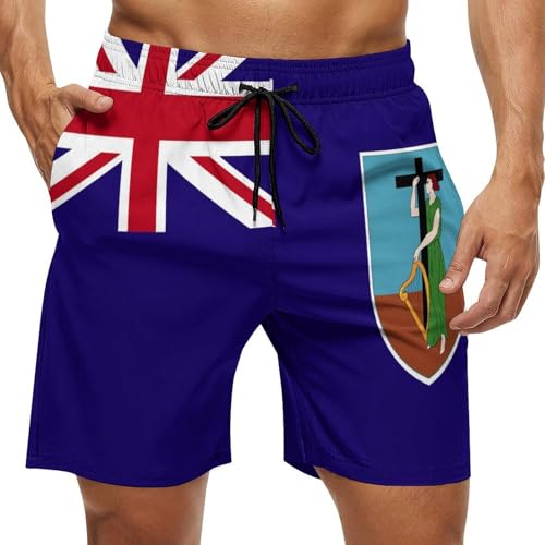 Northern Mari-ana Lslands Flag Men's Swim Trunks Quick Dry Bathing Suit Beach Swimsuit Bottom Shorts