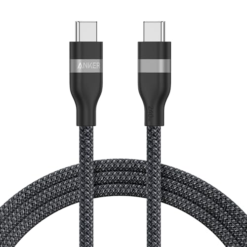 Anker Cavo Usb-C Di Ricarica Veloce 240W, Design Intrecciato E Riciclato, 180Cm, Per Iphone 16/16 Pro/16 Plus/16 Pro Max, Macbook Pro, Ipad Pro, Ipad 