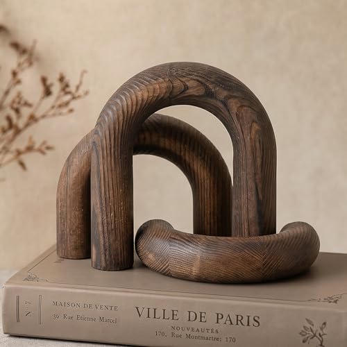 Statues en bois design pour décorer une table basse ou un bureau - 2
