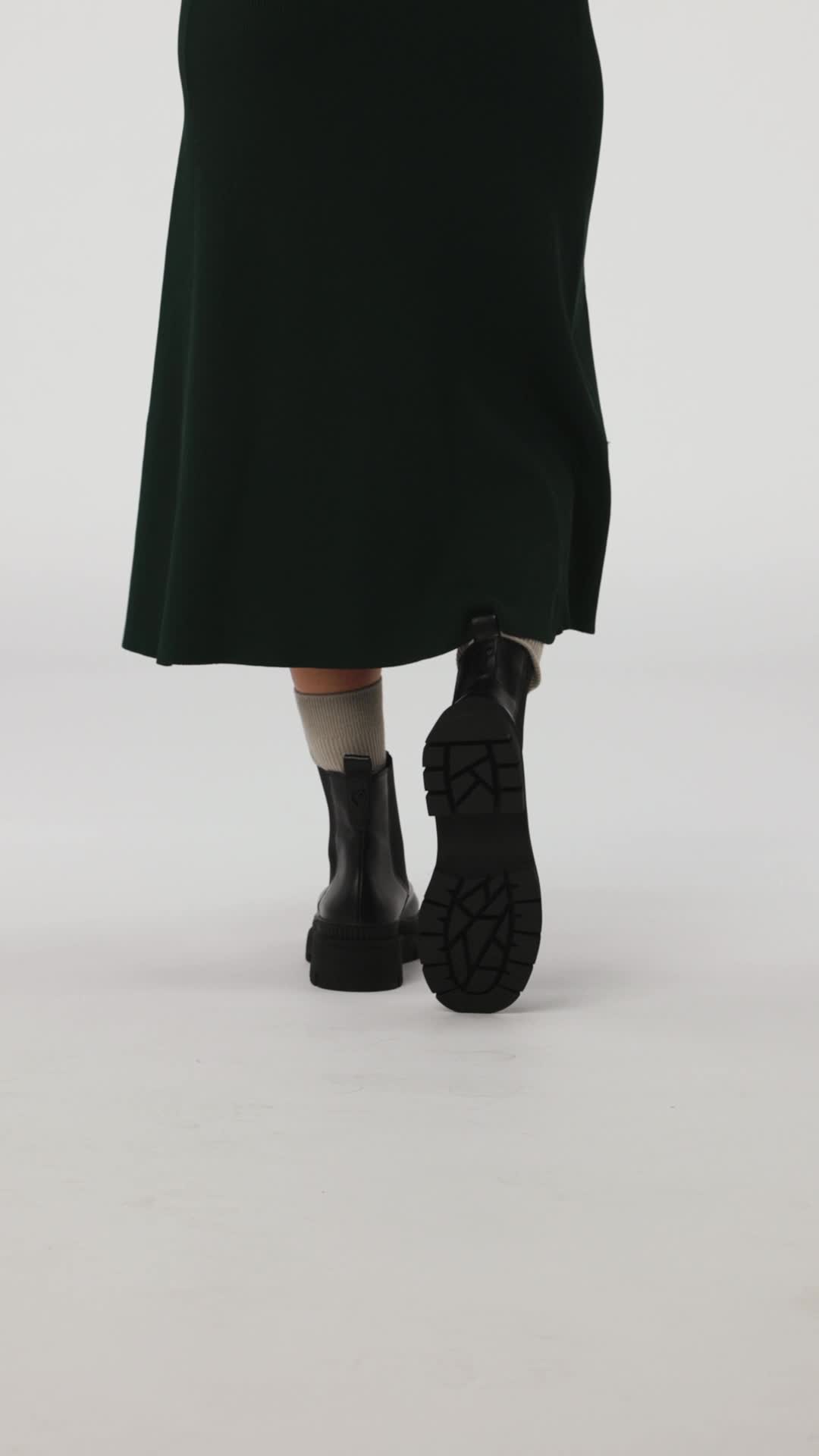 MARCO TOZZI Chelsea Boots Donna Con Suola Chunky Feel Me - Morbidi, Comodi E Moderni, Colore Nero - 3