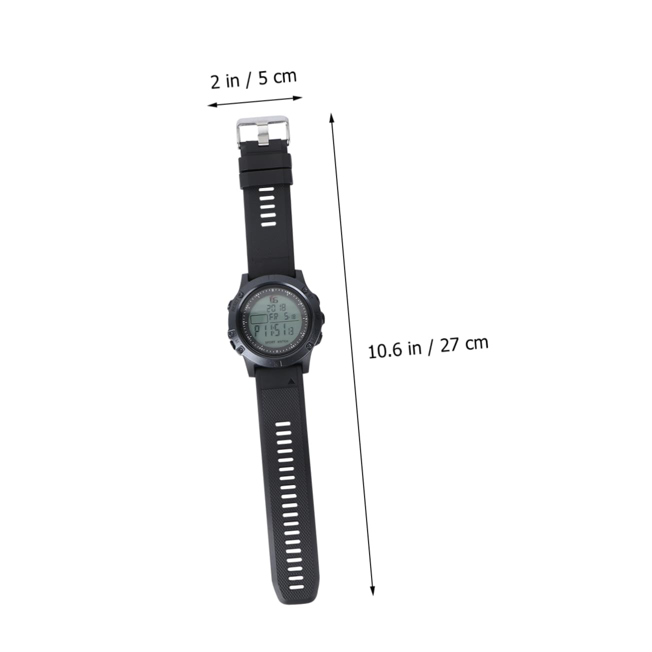 GALPADA Orologio Sportivo Uomo Multifunzionale Per Arbitro Calcio Con Cronografo Timer Countdown e Retroilluminazione Notturna Cronometro Digitale Precisione Centisecondo Cinturino Resiste