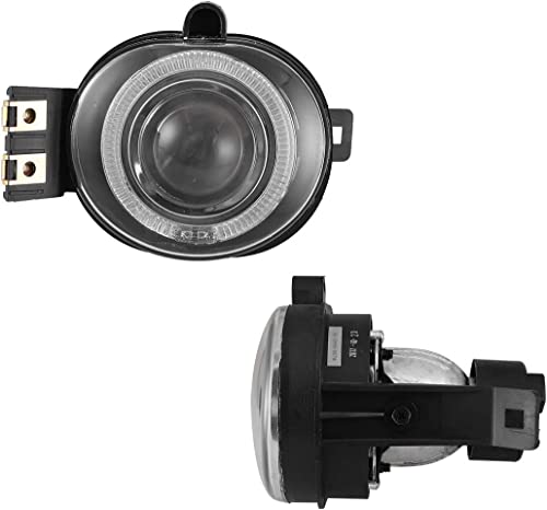 Winjet Wj30-0065-09 Oem Series For [2002-2008 Dodge Ram] [2004-2006 Dodge Durango] Driving Halo Ring Projector Fog Lights #TOP3
