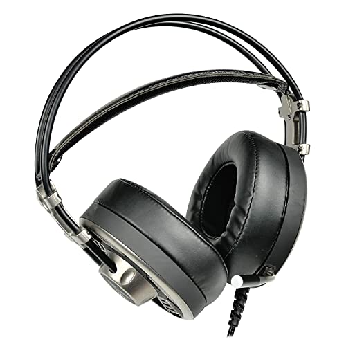 Adcom Vision 7.1 USB Noise Cancelling Super Gaming Over Ear Stereo Headphone (Steel Grey) - Image 6