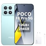 XIAOMI POCO F8 Pro-Smartphone da 12+256 GB,tripla fotocamera da 50 MP con OIS, schermo AMOLED da 6,59'' 120 Hz,Snapdragon 8 Elite,Hypercharge 100 W,blu,Con caricatore da 120 W