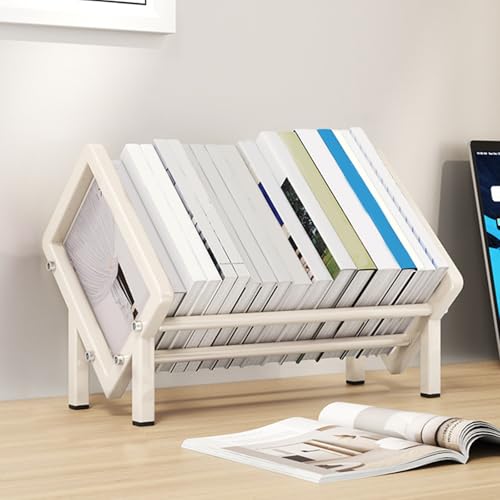 Soporte para Libros de Escritorio Organizador de Almacenamiento Mini Libro Multifunción 4