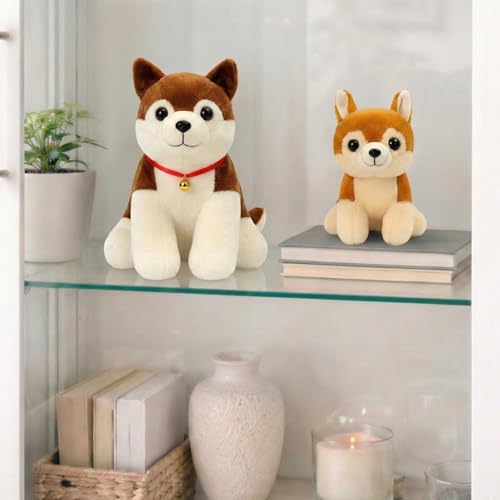 Image of Tabitha Stuffed Toys-Ultra Soft Plush Toy for Kids | Birthday Gifts for Kids and Girls | (Combo of 2 Toys 35 Cm Brown Dog & 25 Cm Sandal Cat)