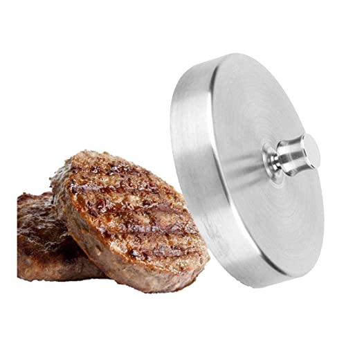 KJOET ハンバーガープレス ミートプレス 肉プレス パティ作り ハンバーガー金型 ハンバーガーメーカー 手軽にパテが作れる キッチン用品 成型器 操作簡単 ステンレス鋼 BBQ