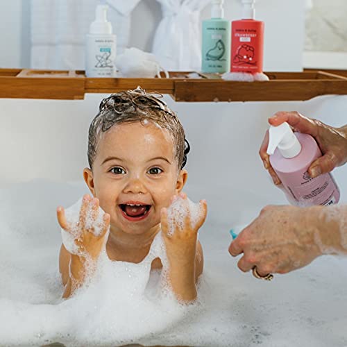 Dabble & Dollop Coconut Gel - 3-In-1 Natural Bubble Bath, Body Wash & Shampoo For Kids, 100% Usa-Made, Paraben & Sulfate Free, Vegan, Tear-Free, Gluten-Free, (10Oz) #TOP6