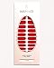 MANIKO® Hot Chili - Selbstklebende Nagelfolie aus Nagellack - Nagelaufkleber für bis zu 4 Anwendungen - Vegan & Langanhaltend - Maniküre für Naturnägel, Gel, Acryl & Shellack (26 Nagellack-Streifen)