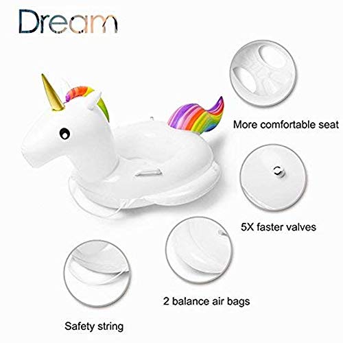Unicorno Gonfiabile Bambini Nuotano Anello