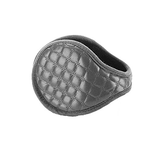 Yamia Winter Ear Muffs Unisex Ear Muffs Warmers Foldable Leather Classic Plush Winter Warm Adjustable Windproof Earmuffs Gift For Men/Women For Cold Weather (Color : Gray, Size : 1 Pack) #TOP16
