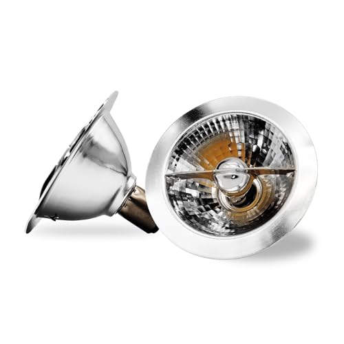 QLEE Bombilla LED 3W AC/DC 12V BA15D Doble Contacto Base Bayoneta Reflector 4000K Blanco Neutro Luz de Riel Proyector Para Hogar Doméstico Iluminación Comercial Foco Paquete de 2