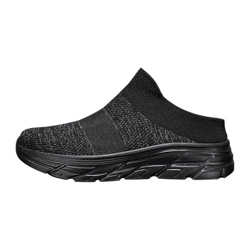 Sabots d'été homme chaussures de loisirs confortables couleur unie noir