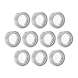 FOCMKEAS R1038ZZ 10 PCS Deep Groove Ball Bearing ID 3/8