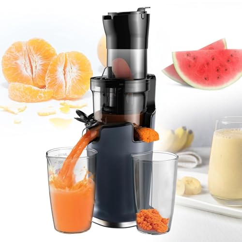 Masticating Juicer, Household Automatic Slow Juicer, Forward And Reverse Function, Suitable For Making All Kinds Of Fruit/Vegetable Juices200 W