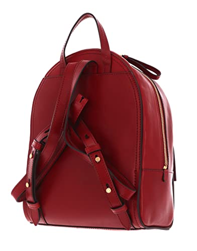 WOMAN BACKPACK D GOLD CURRANT 04138201.2E ANGELA LEATHER BACKPACK GOLD CURRANT ND CHOICE=P, Red Currant / Gold, Onesize4