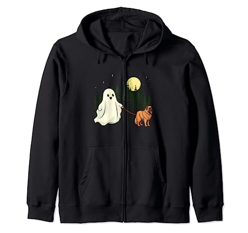 Leonberger - Disfraz divertido de fantasma caminante para Halloween para niños Sudadera con Capucha