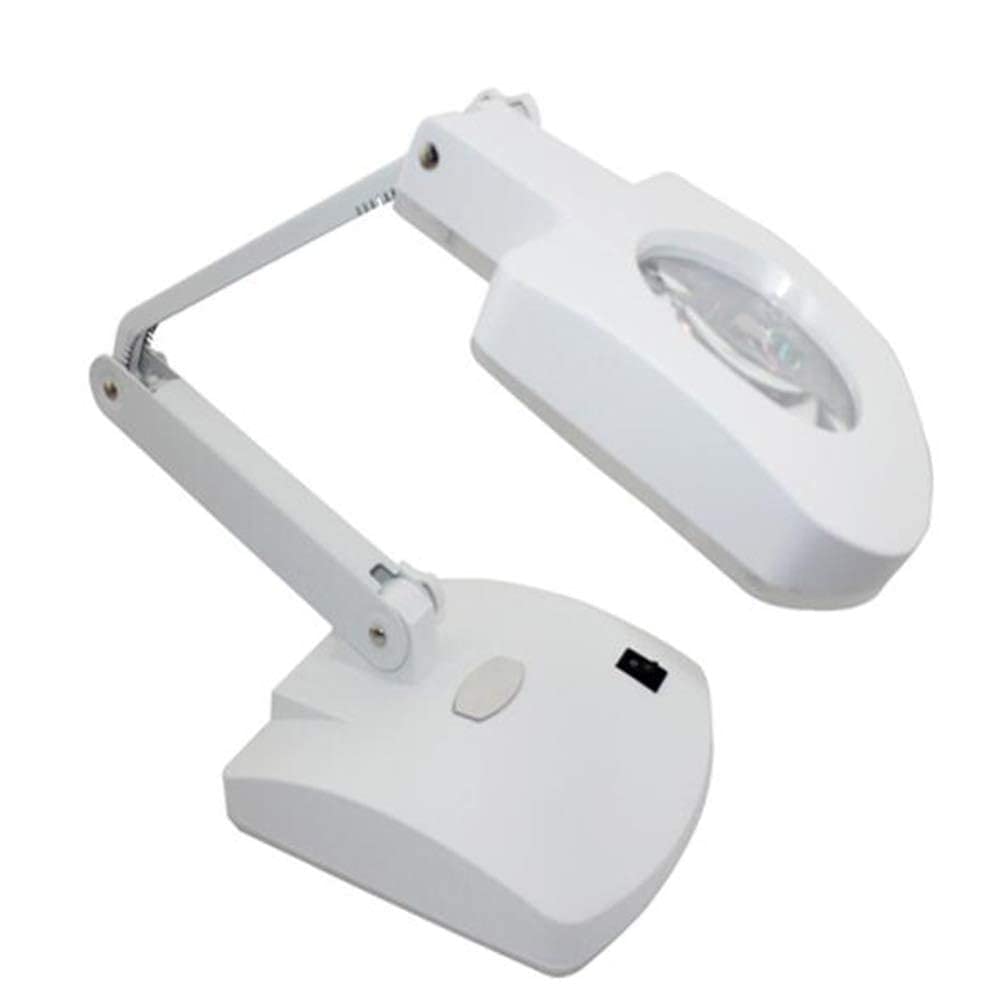 Loupe à la main à LED illuminée avec double objectif 3X 8X