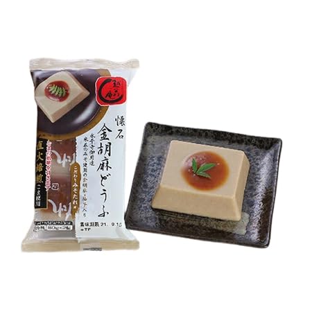 越前庵 懐石「金胡麻どうふ」永平寺ご用達 米五の味噌使用 みそたれ付 福井県 越前市 豆腐 胡麻どうふ (6個(12パック))