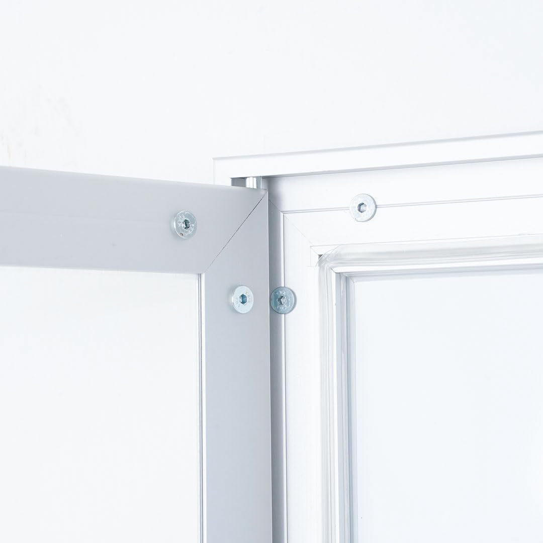 Danieli - Bacheca da Esterno Porta Menu e Avvisi A4. Bacheca con Serratura e Coppia di Chiavi in Dotazione. Facile Fissaggio a Parete. Superficie in Acciaio Magnetica e Scrivibile. (6 x A4)