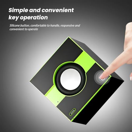 Image of S K Tea Merchant Portable Bluetooth Speaker with HD Sound, LED Lights & Waterproof Design - Clip-On Wireless Mini Speaker for Shower, Travel, Outdoors - Compact & Stylish