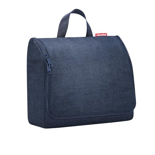 reisenthel toiletbag XL Twist Navy - praktischer Kulturbeutel mit Haken, wasserabweisendes Material