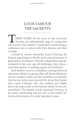 The Sacketts' Six Box Set - Sackett/The Daybreakers/Ride The River/To The Far Blue Mountains/Sackett's Land/Lonely on The Mountain (The Sacketts) - image 8