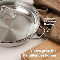 SILBERTHAL Pfannen Set 4 teilig - Edelstahlpfanne Unbeschichtet – Ansicht 6