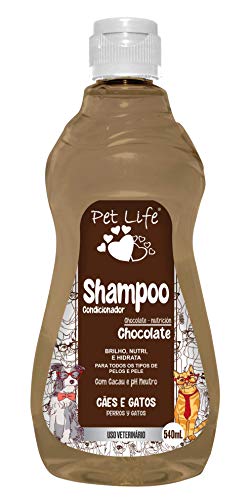 Pet Life Shampoo Chocolate Cães E Gatos 500Ml