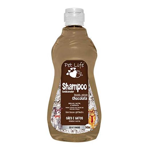 Pet Life Shampoo Chocolate Cães E Gatos 500Ml