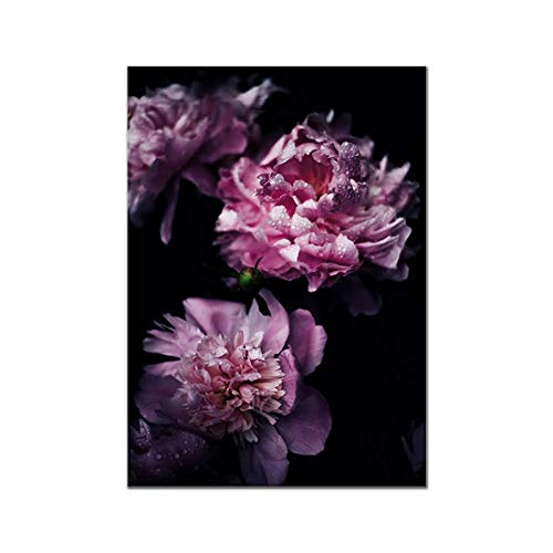 Art triptyque violet rose boho affiche murale scandinave 30x45 - 4