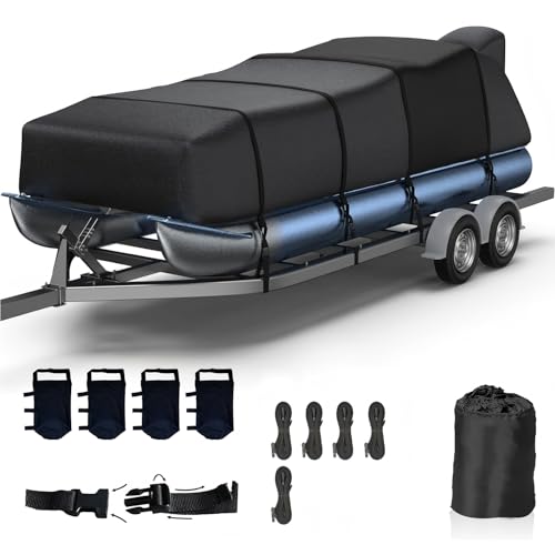 Pontoon Boat Cover 17-20 ft Waterproof Marine Grade