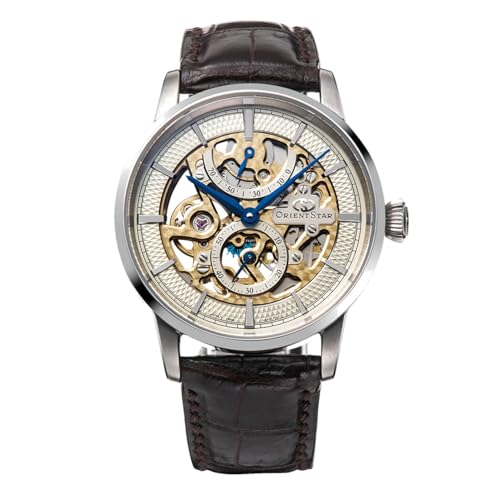 [�I���G���g�X�^�[]ORIENT STAR �@�B���r���v M45 F8 �X�P���g�� �n���h���C���f�B���O ���{�� �������[�J�[�ۏ�2�N�t RK-AZ0001S �����Y �S�[���h