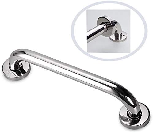Stainless Steel Bath Grab Handle – Disabled Elderly Children Mobility & Daily Living Aids Assist Safety Support Handle Towel Holder, Polished Finish,500mm