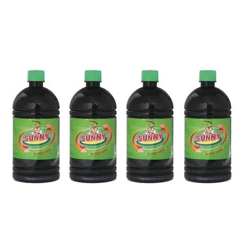 Sunny Active Shine Floor Cleaner, Sunny Green Phinyl 500ml (Pack Of Four)
